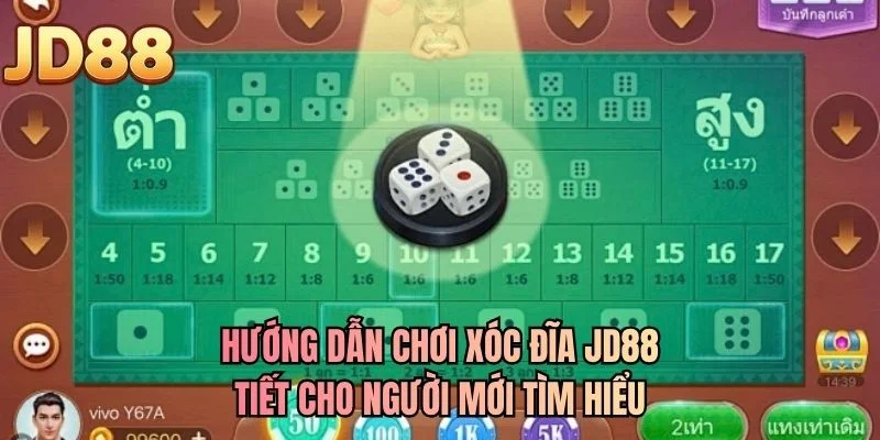 Hướng dẫn chơi xóc đĩa JD88 tiết cho người mới tìm hiểu